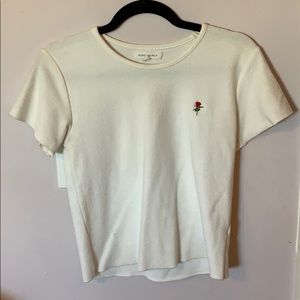 Tobi Ribbed crop top